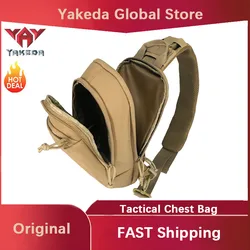 YAKEDA mochila táctica de pecho multifuncional con porte oculto