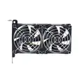 Dual fans