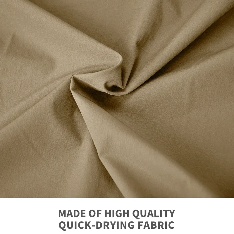 HAN WILD-Camiseta táctica con bolsillos y cremallera en el pecho para hombre, camisa protectora de manga larga de secado rápido para caza, Tops de trabajo al aire libre - imagen 4