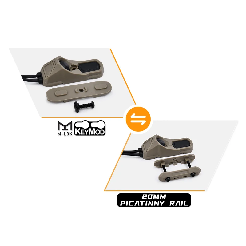 Linterna táctica AXON con láser – Compatible Picatinny y M-LOK - imagen 2