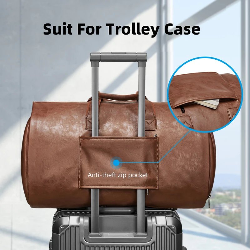 Bolso de mano deportivo impermeable para hombre y mujer, bolsa de almacenamiento de zapatos, bolso de hombro de negocios, bolso cruzado de entrenamiento - imagen 3