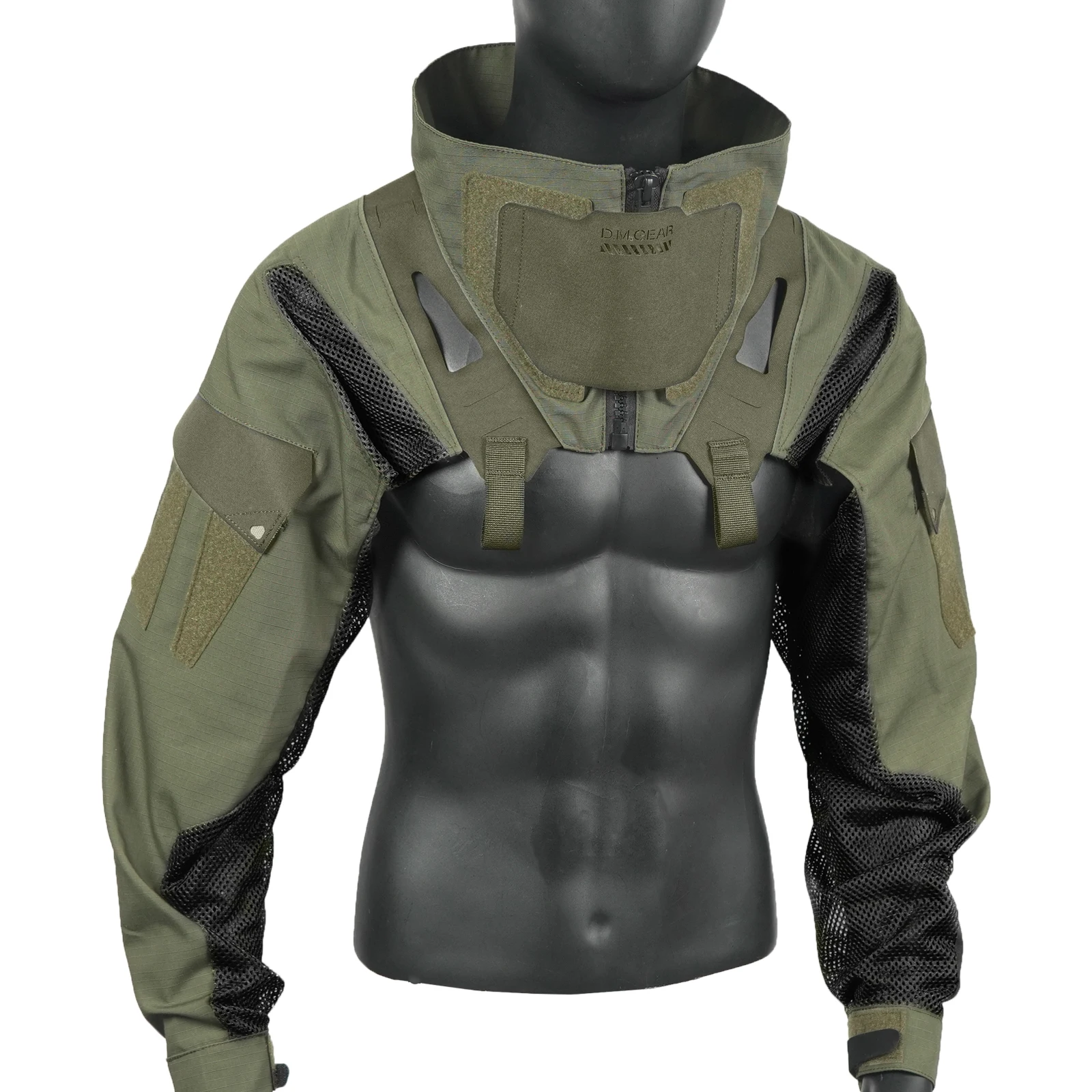 DMGear chaqueta táctica ropa de camuflaje trajes originales transpirables cómodas bolsas de pecho tácticas compatibles - imagen 5