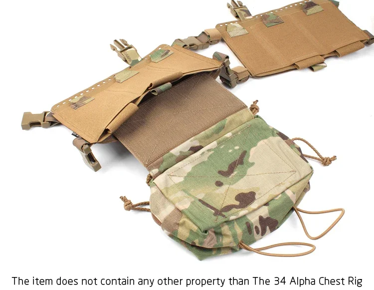 Pew táctico SS estilo 34 Alpha Chest Rig Airsoft chaleco táctico caza - imagen 5