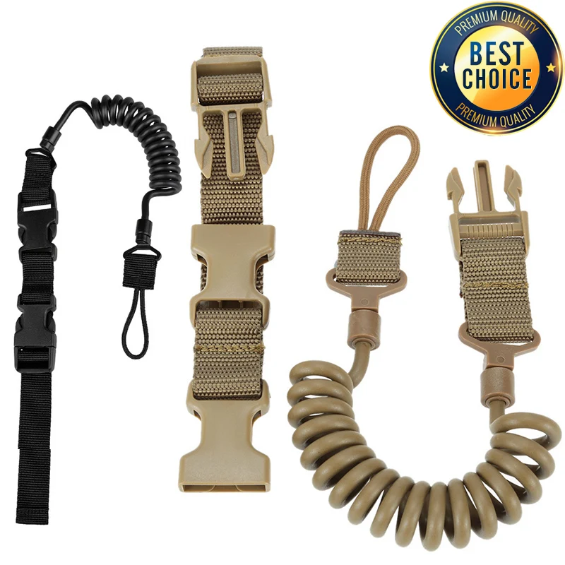 Cordón táctico de dos puntos para Rifle, resorte multiusos, correa para Rifle, accesorios para escopeta de tiro