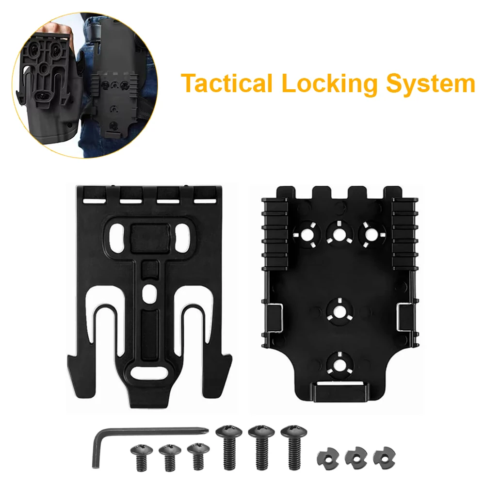 Sistema de bloqueo táctico QLS 19 22 Kit funda de pistola adaptador de cinturón pistola receptor rápido y horquilla caza tiro entrenamiento equipo Airsoft - imagen 2