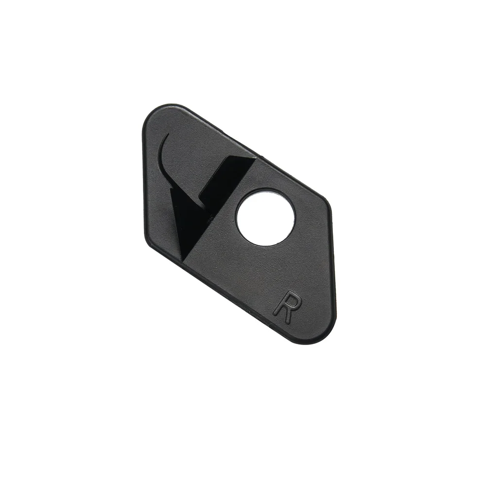 4 6 uds soporte de flecha de plástico arco recurvo negro soporte de flecha adhesivo trasero caza tiro accesorio de objetivo para mano derecha - imagen 3