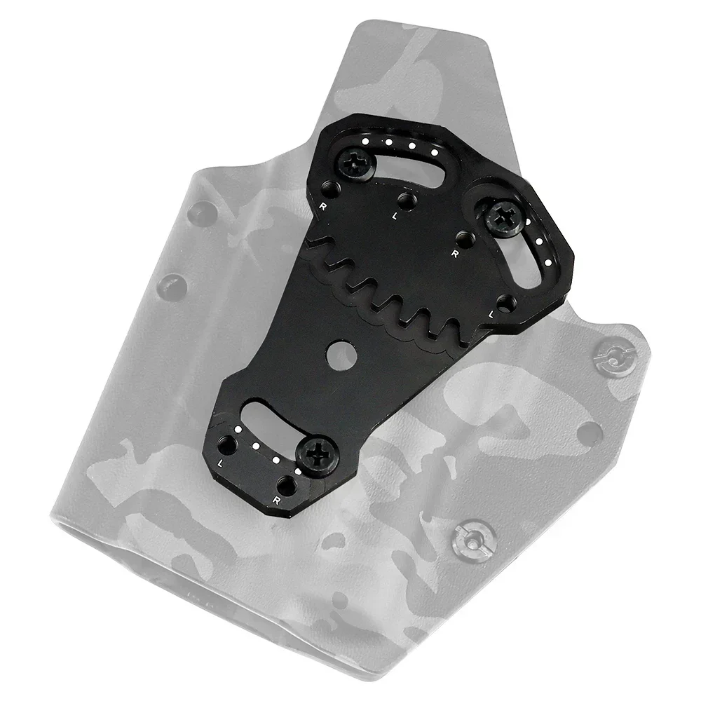 Placa adaptadora cant negativo NCP2 para funda táctica airsoft QLS - imagen 2