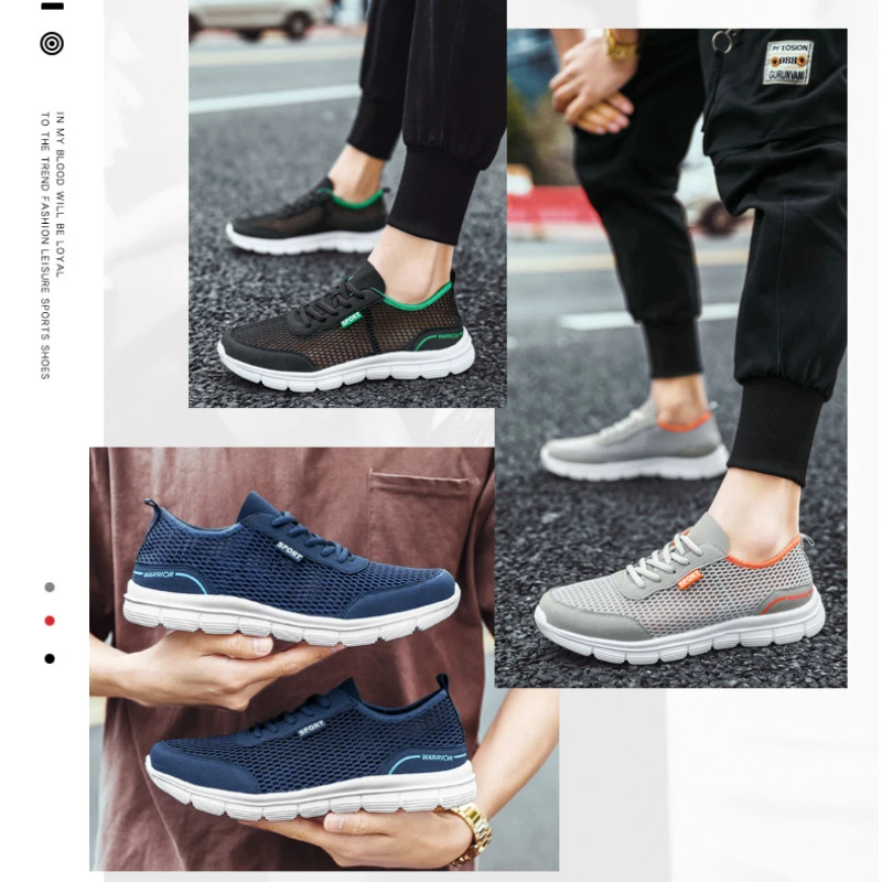 Zapatos acuáticos hombre malla transpirable antideslizantes - imagen 2