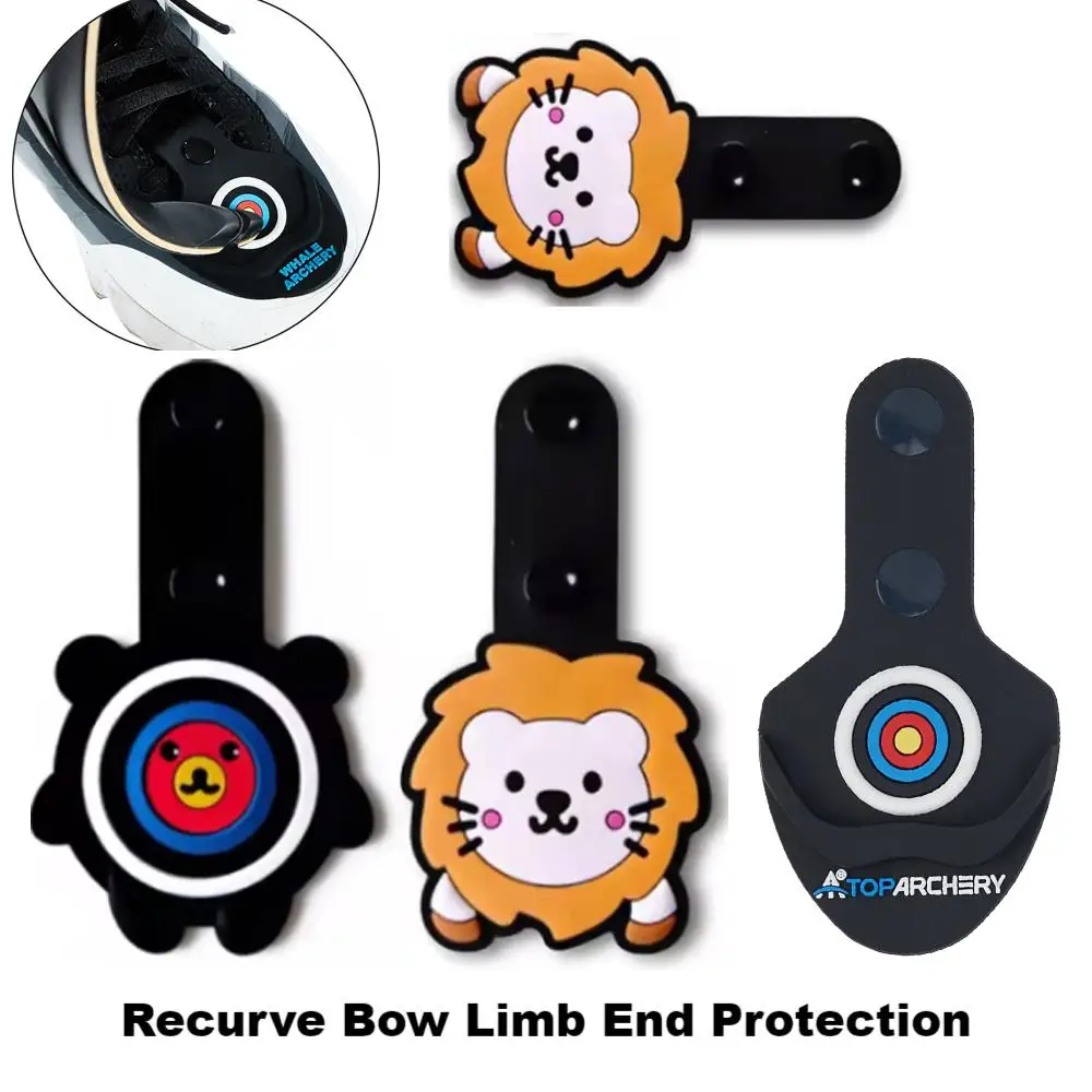 Nuevo arco recurvo protección de punta de extremidad tiro con arco almohadilla de goma en los zapatos pie para arco recurvo accesorios de tiro de caza