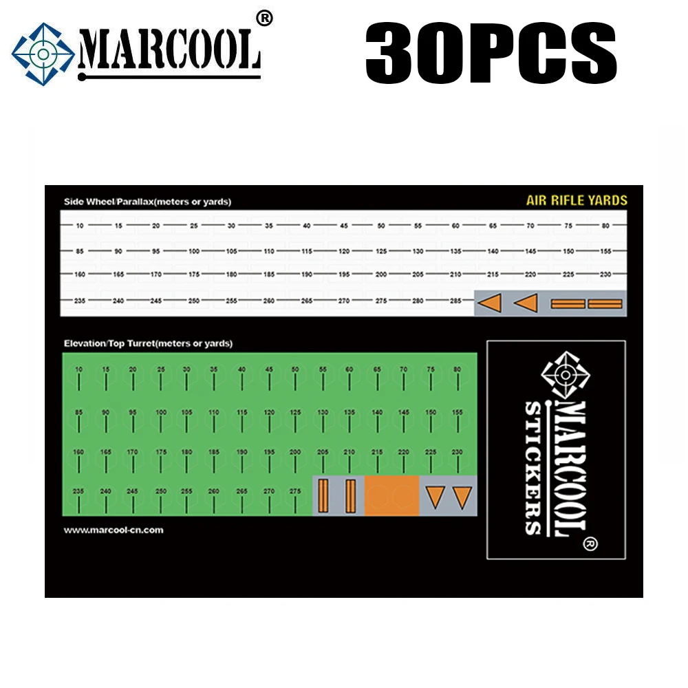Marcool pegatinas para mira telescópica – adhesivas de torretas - imagen 2