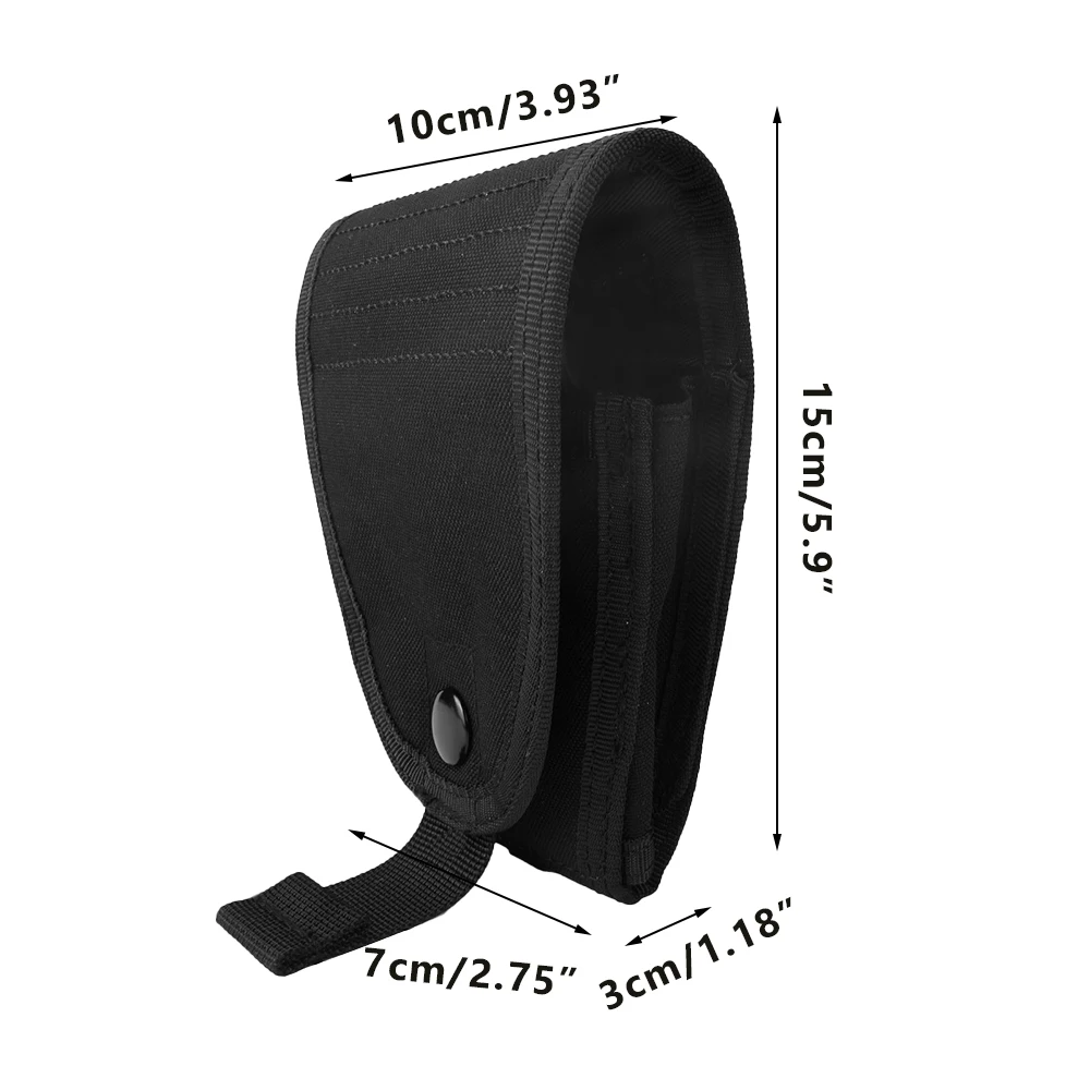 Funda Universal para esposas, funda para grilletes Molle, soporte para esposas de liberación rápida para cadena/bisagras/plegables/bolsa para esposas de abdominales - imagen 3