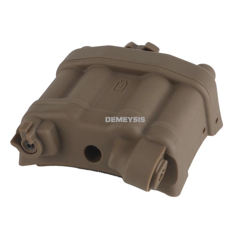 Caja de batería táctica NVG AN/PVS-31, sin función, modelo simulado, caza, tiro, casco Airsoft, accesorios decorativos - imagen 5