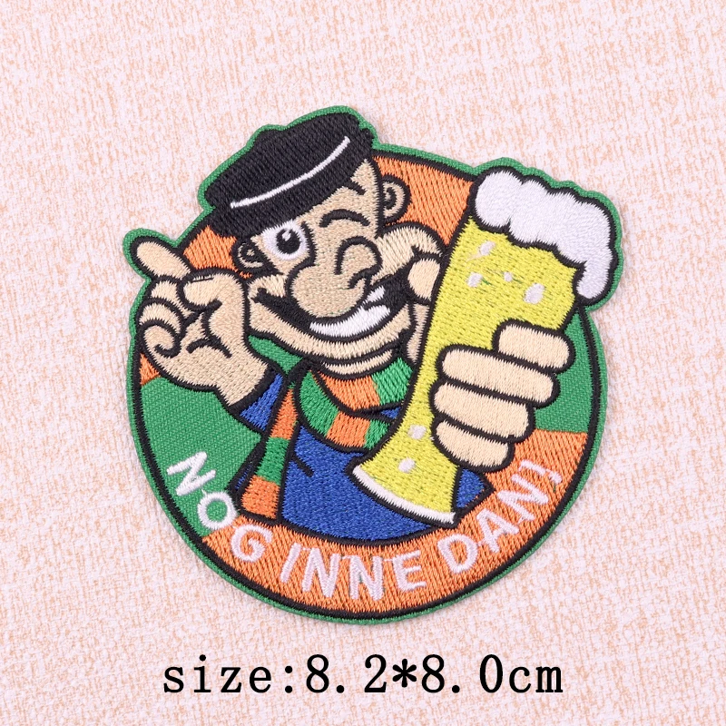 Parche de Carnaval de Países Bajos DIY, emblema de Kruikenstad de Países Bajos, parches bordados, parches para planchar para ropa, regalos de Festival - imagen 3