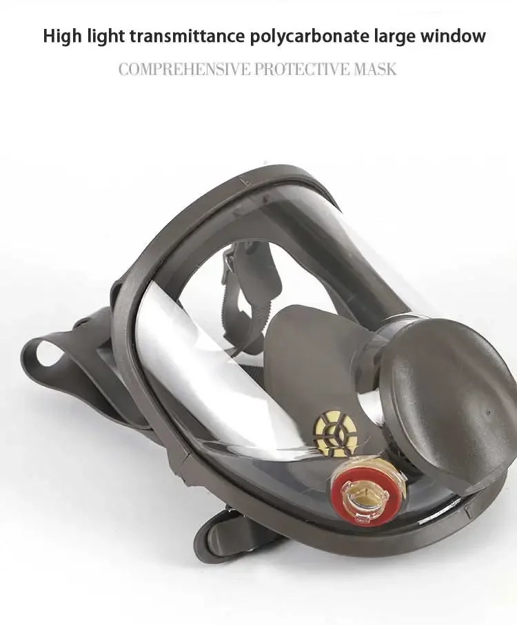 Mascarilla de Gas antiniebla para pintura Industrial, Respirador Protector de seguridad para trabajo, 6800 - imagen 3