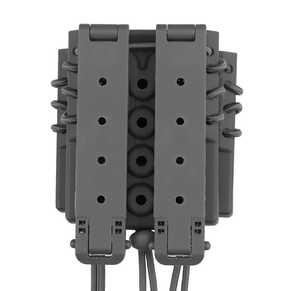 Bolsa táctica para pistola, Rifle, revista, Molle, tapa abierta, funda cartuchera para M4 AR15 5,56 9mm GL.40 Cal, accesorios de caza - imagen 5