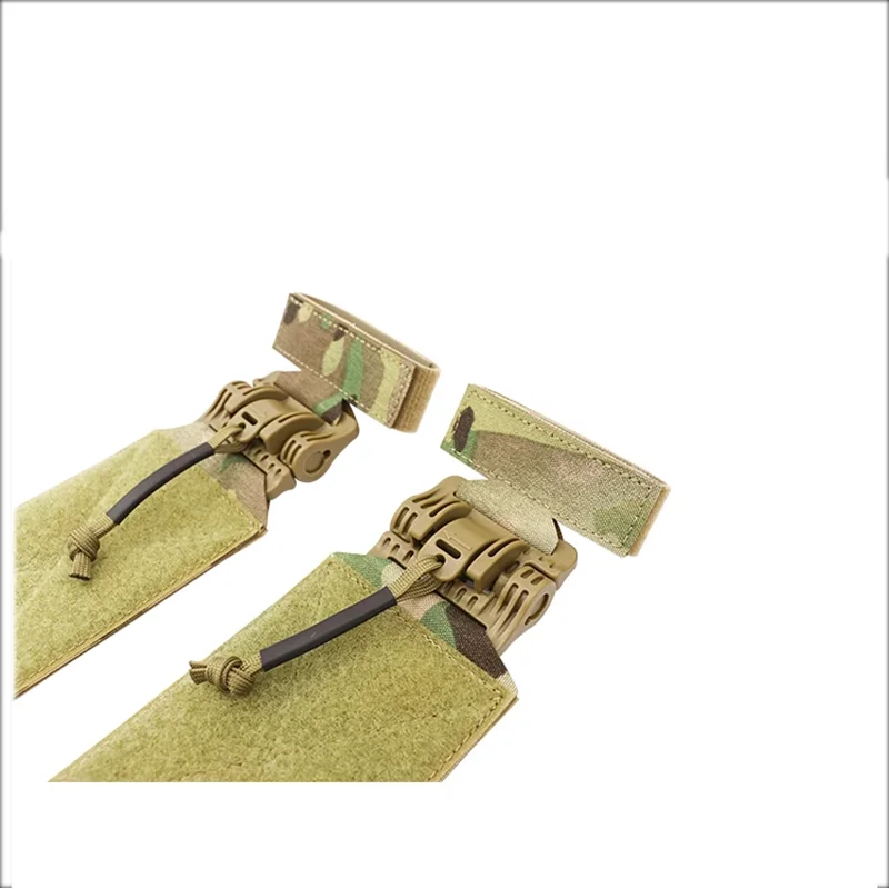 Molle Hebilla de liberación rápida Chaleco táctico Panel lateral AVS Componente adaptador de triple fila - imagen 4