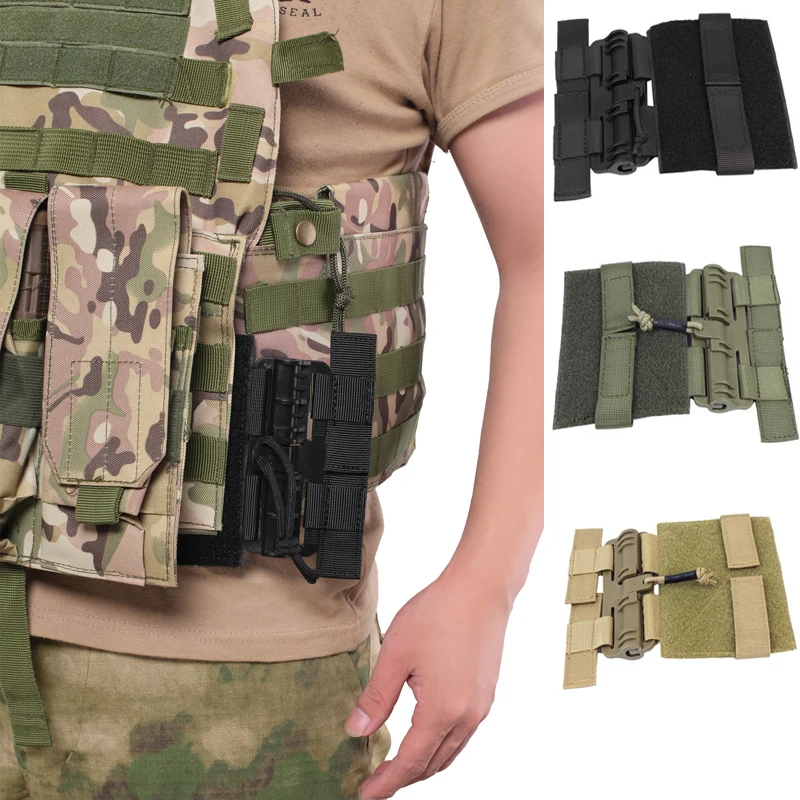 Chaleco táctico Molle Universal, hebilla de liberación rápida, adaptador Cummerbund para JPC CPC AVS 6094 420, accesorios de caza - imagen 2