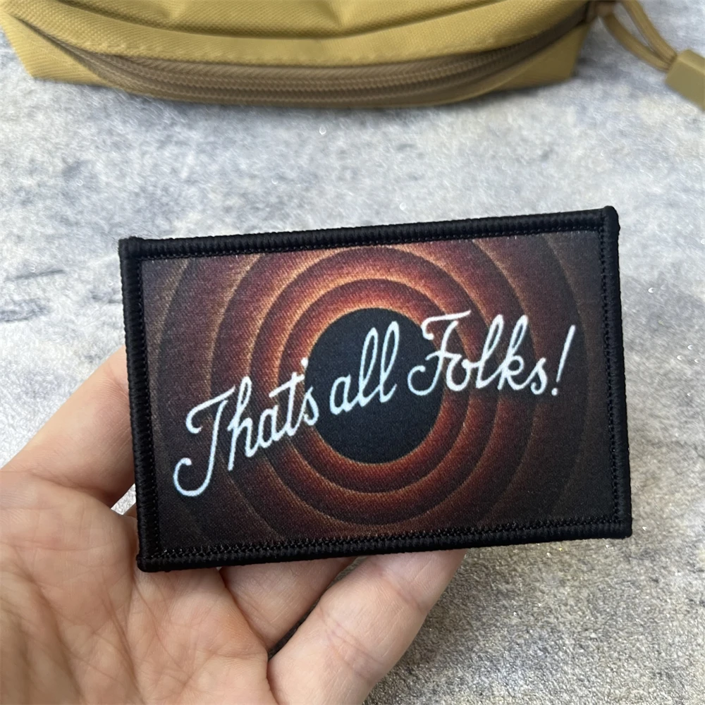 ¡Qué es todos los palabras! Insignia de moral divertida, parche impreso, brazalete militar táctico, gancho y bucle, accesorios para mochila al aire libre, pegatinas - imagen 5