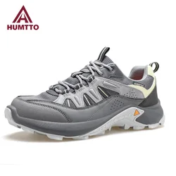 HUMTTO-zapatos de senderismo para hombre, zapatillas ligeras antideslizantes, transpirables, para escalada y montañismo, para exteriores, botines