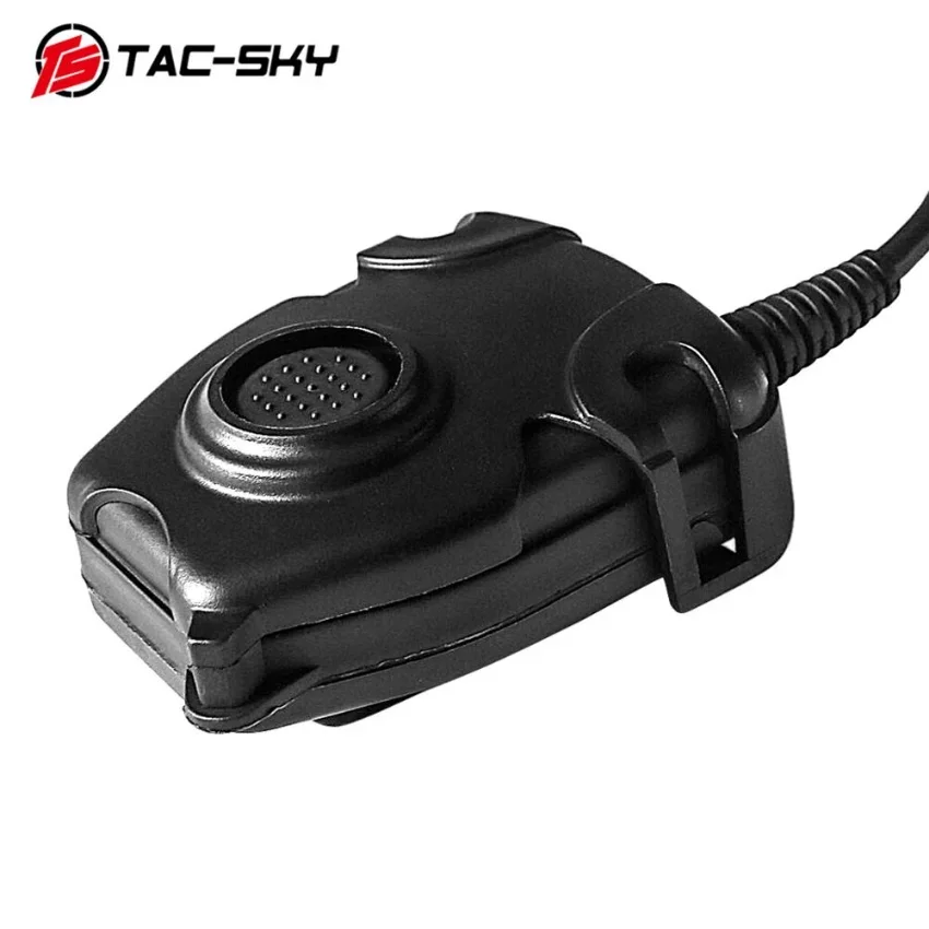 Adaptador táctico TS TAC-SKY versión militar PTT Compatible con Pelto Ken BaofengUV-5R PTT táctico - imagen 4