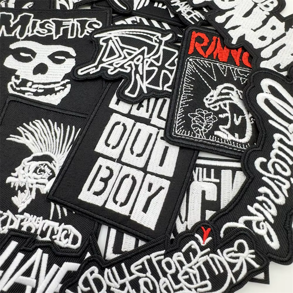 Parche termoadesivo banda musical para chaqueta y vaqueros estilo punk - imagen 5