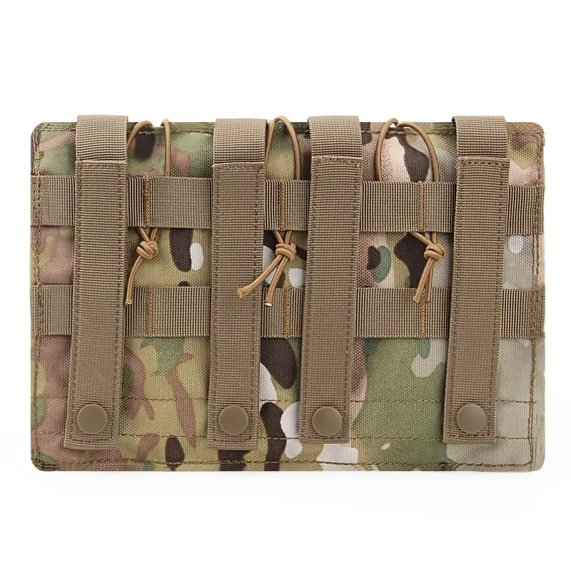 ERQYGRA táctico AK Triple Mag bolsa ligera elástica caza CS juego de guerra sistema Molle accesorios de Paintball riñonera funda - imagen 2
