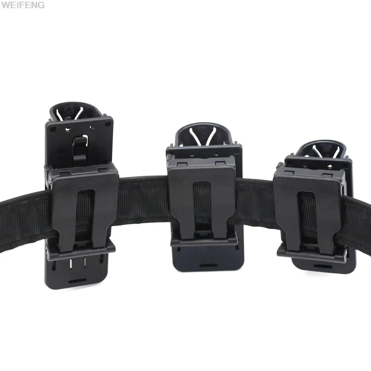 Bolsa táctica para pulverización, soporte para linterna, funda para bastón, rotación de 360 grados, Clip para cinturón, herramienta de autodefensa de liberación rápida - imagen 4