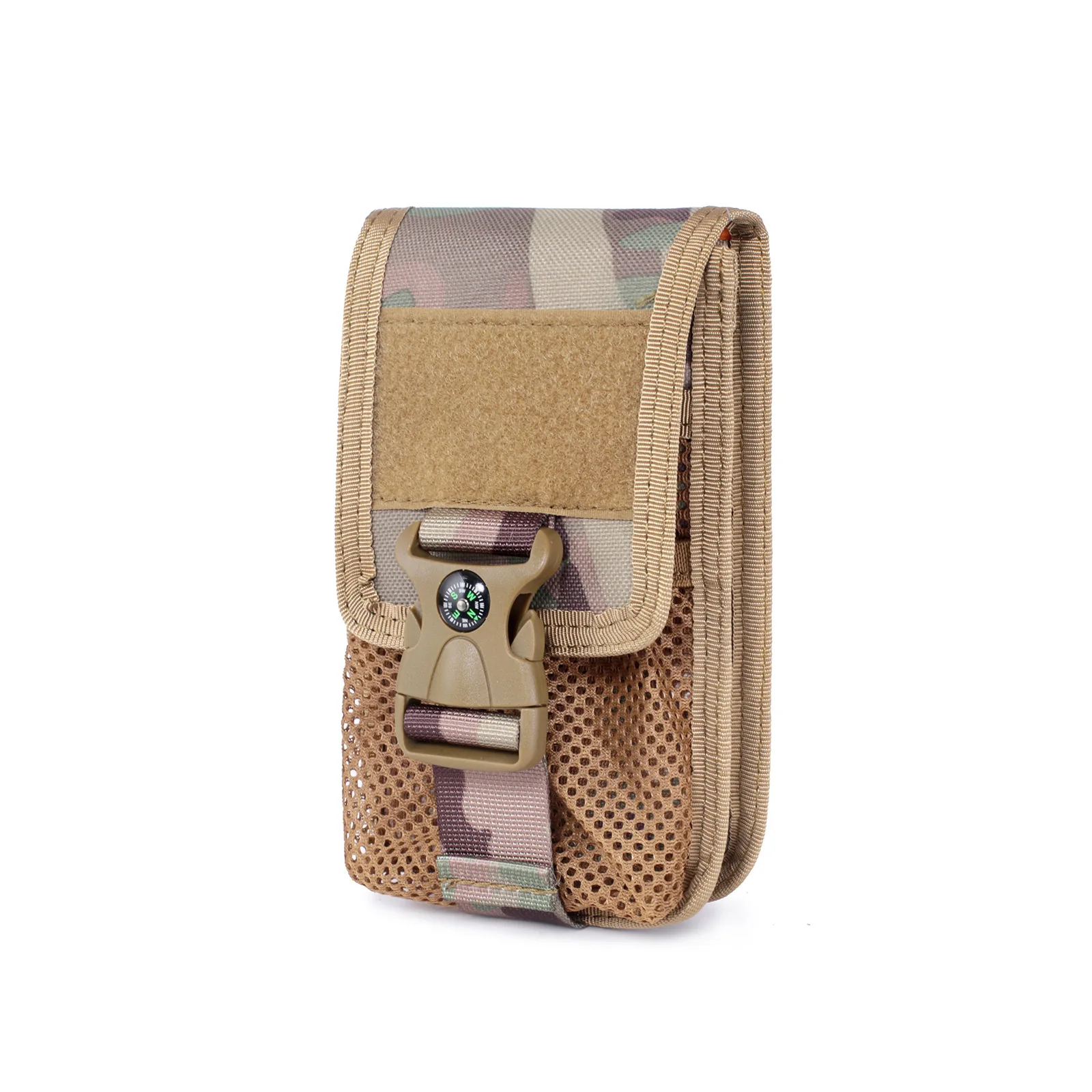 Bolsa Molle de doble capa para teléfono móvil, tarjetero, billetera para acampar al aire libre, senderismo, accesorios de caza, herramientas EDC, riñonera - imagen 5