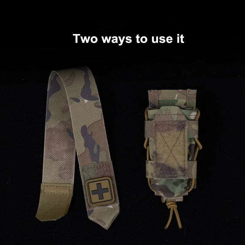 Soporte de torniquete Molle, kit de primeros auxilios torniquete Molle juego de supervivencia bolsa soporte de enfermería bolsa de tijeras de equipo - imagen 4