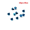 10pcs Blue Screws