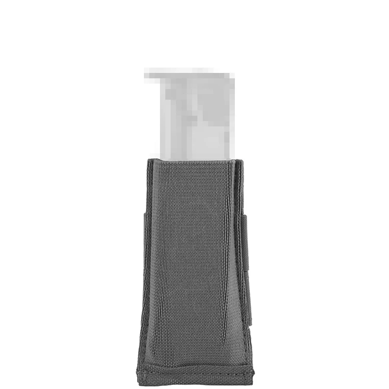 Bolsa para revista individual elástica ligera, 9mm.40.45ACP, Airsoft, caza, tapa abierta, bolsa magnética rápida, bolsa para cinturón de caza Molle