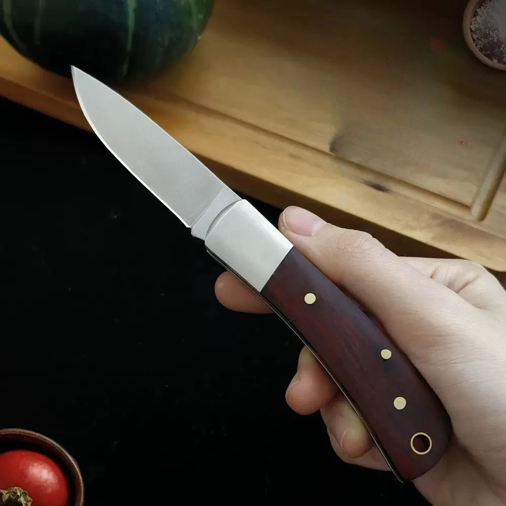 Pelador portátil plegable de madera para frutas y verduras exteriores
