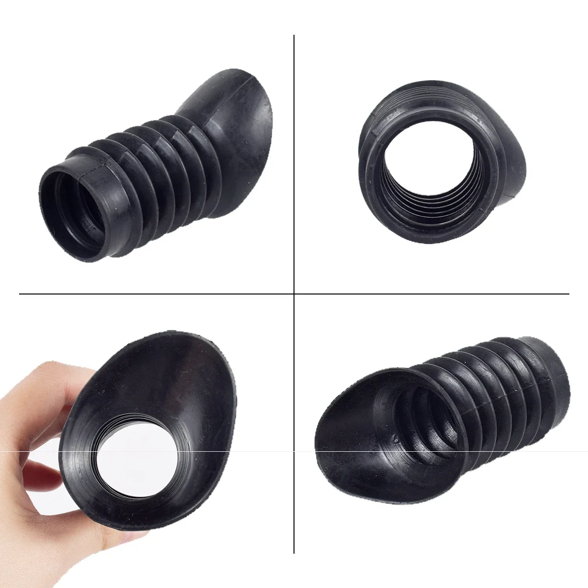 Protector Ocular para Rifle de caza táctica de goma, lente de retroceso, extensor de copa de ojo, ar15 ak47 - imagen 4