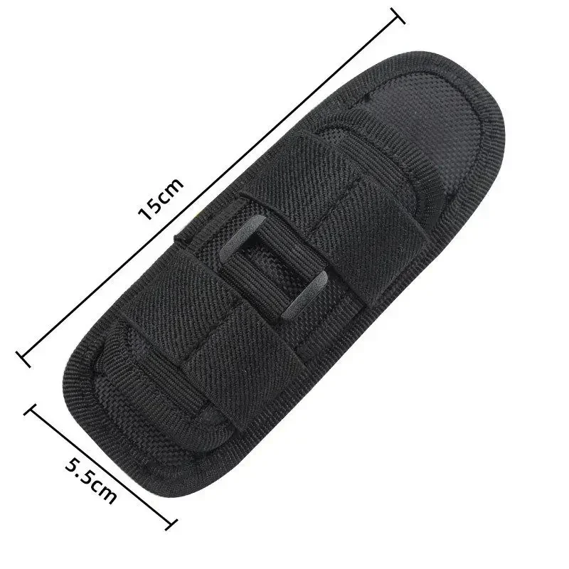 Bolsa táctica para linterna giratoria de 360 grados, funda con funda, iluminación de caza, Kits de supervivencia, bolsa - imagen 3