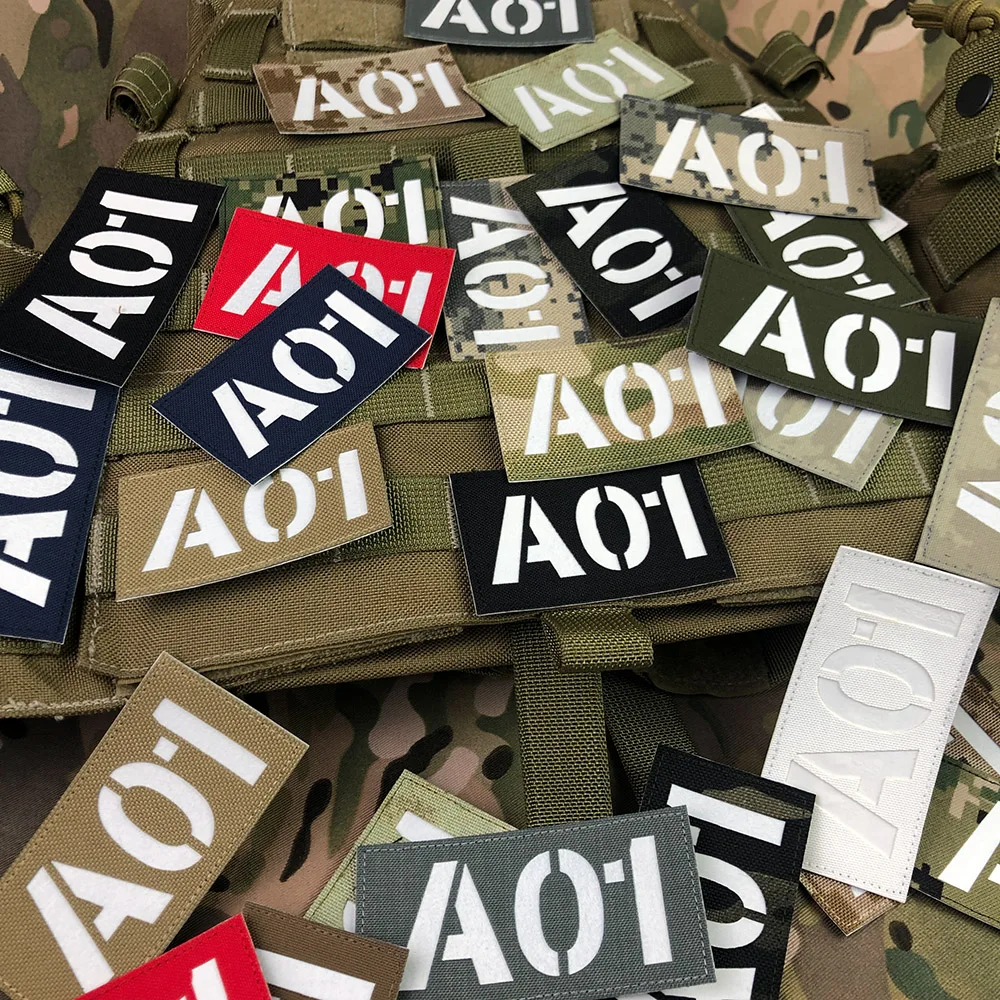 Parche reflectante infrarrojo IR IFF de corte láser personalizado, señal de llamada de Radio, cintas de nombre, letras blancas, tácticas moral, Airsoft militar - imagen 2