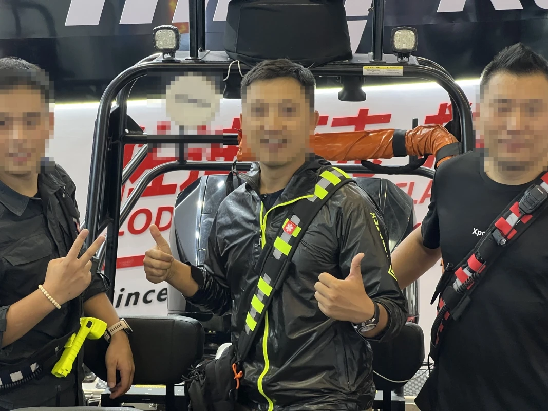 Cordón de bombero T9, correa de hombro azul llama, función de cinturón de equipo de rescate para comunicación, walkie-talkie, bolsa de Radio