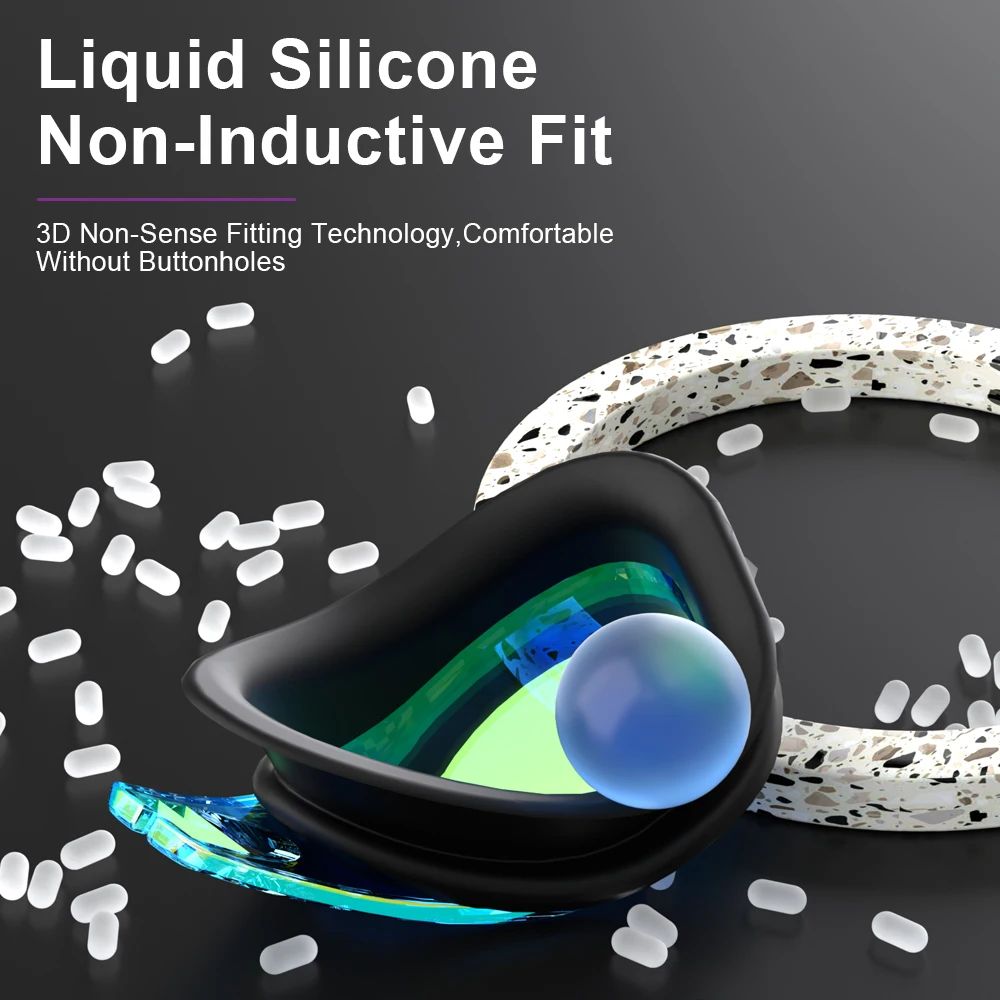 JSJM-Gafas de natación HD, lentes profesionales antivaho, ajustables, Anti-UV, de silicona, Unisex, para adultos, nuevas - imagen 4