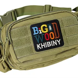 Parches tácticos con velcro para mochilas y ropa – Diseño MOLLE