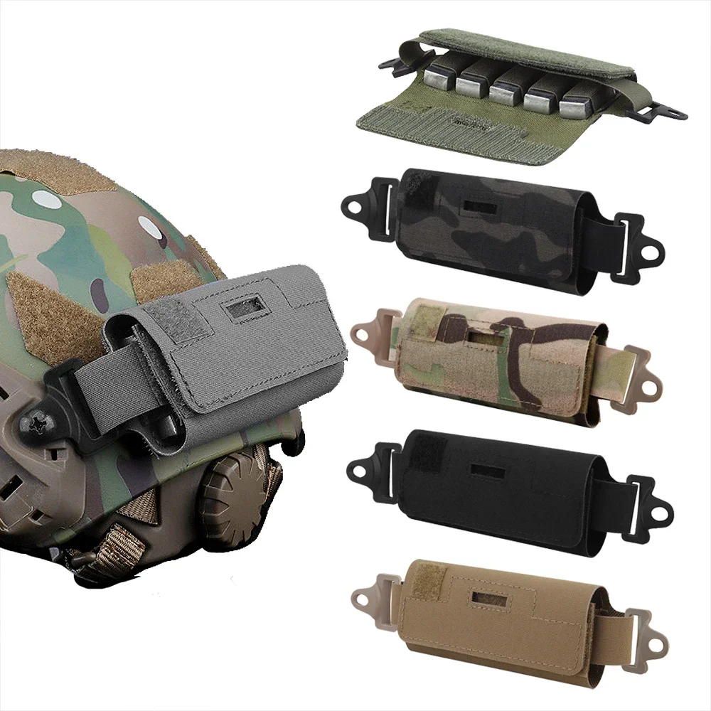 Bolsa de peso de contrapeso para casco táctico, bolsa de contrapeso NVG para cascos OPS-Core Fast BJ PJ MH Airsoft, accesorios para casco - imagen 3