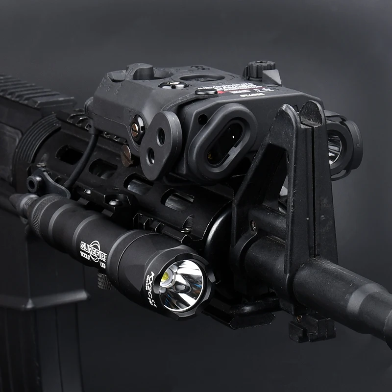 WADSN-linterna táctica de 15 rojo/verde/azul láser y SF M300A/M600C, luz de punto y AXON remoto, luz de relleno para caza de Airsoft - imagen 4