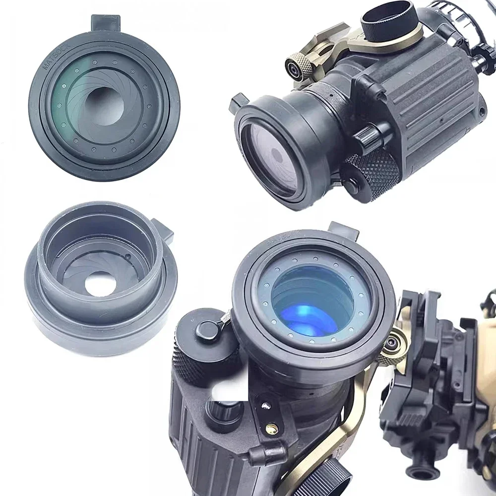 Mejora de enfoque táctico NVG, visión nocturna, PVS-14 PVS-31, diafragma de Iris mecánico de apertura ajustable Universal