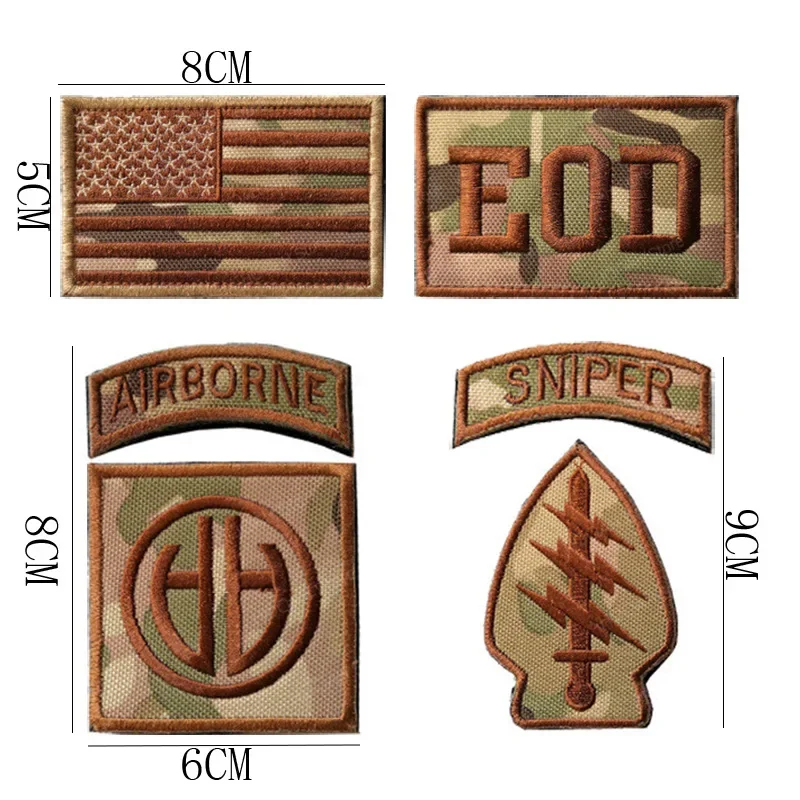 Parche táctico 3D PVC infrarrojo reflectante - insignia militar - imagen 5