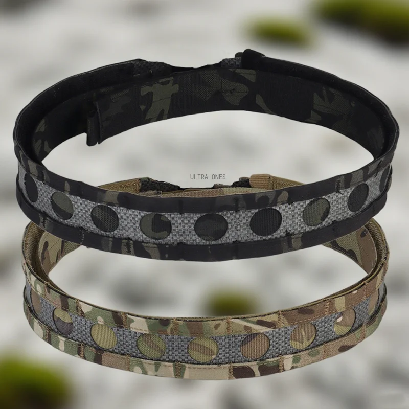 Cinturón de combate táctico 2 en 1, cinturón MOLLE ligero para pistola, bolsa para revistas Airsoft, caza al aire libre, faja de tiro para hombres