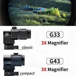 G33/G43/G45 – Lupa táctica desmontable 3x-5x para colimador Airsoft