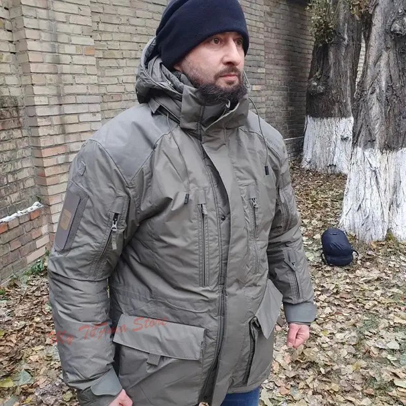 Chaqueta táctica de algodón ECIG4.0 de invierno, chaqueta de combate Polar ECIG 4,0, abrigo impermeable cálido y grueso ligero para exteriores - imagen 4