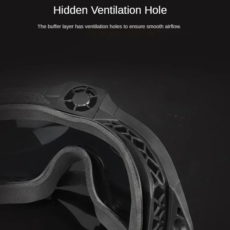 Gafas de protección para los ojos, casco táctico, gafas de tiro para juego de caza, juego de guerra, gafas de Paintball - imagen 5