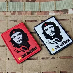 Parche bordado Che Guevara con velcro – Insignia moral táctica