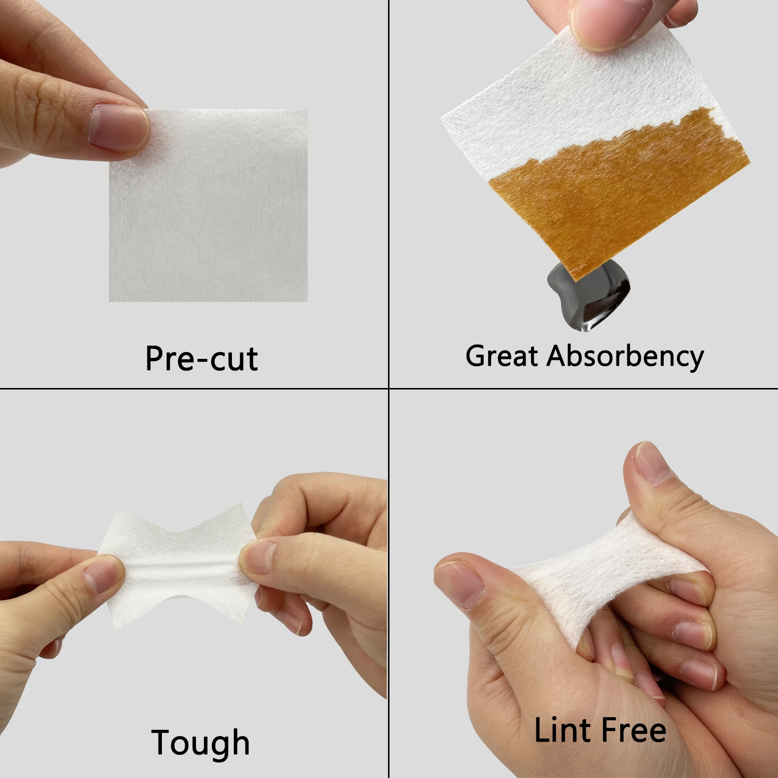 Kit de limpieza de pistola de recogida de acero inoxidable con parches de 2 "de espesor para herramienta de limpieza de pistola de Rifle con mango moleteado - imagen 2