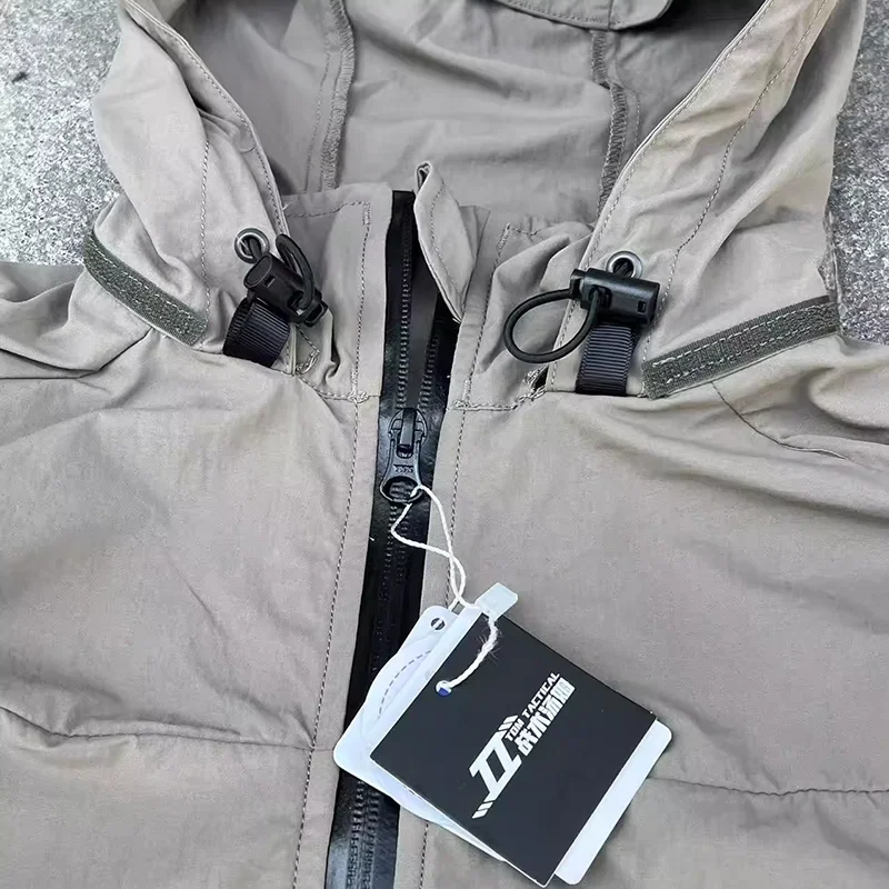 Chaqueta táctica PCU L5 para hombre, Sudadera con capucha, abrigo ligero con cremallera, chaqueta Softshell, ropa táctica transpirable, tela - imagen 3