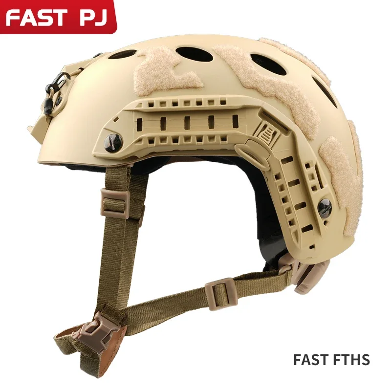 Equipo de paintball de caza, casco de entrenamiento rápido, ABS, anticolisión, táctico, airsoft - imagen 3